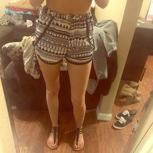 High waisted shorts
